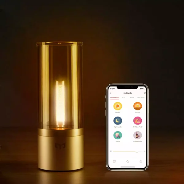 YEELIGHT Smart Table Lamp, Bedside Lamp with App and Rotate Control